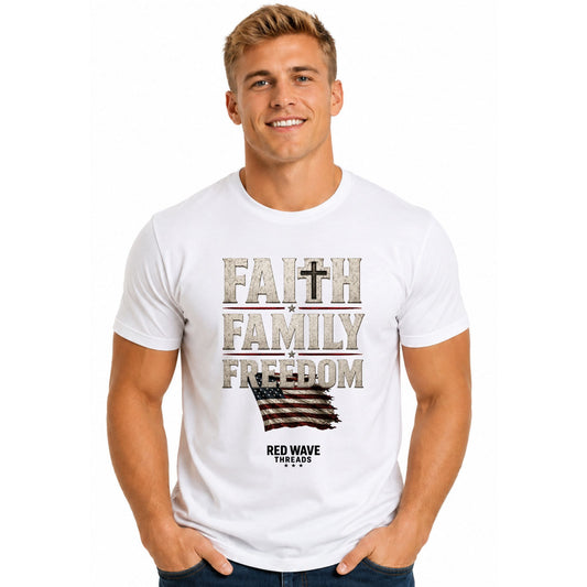 Faith Family Freedom Tshirt