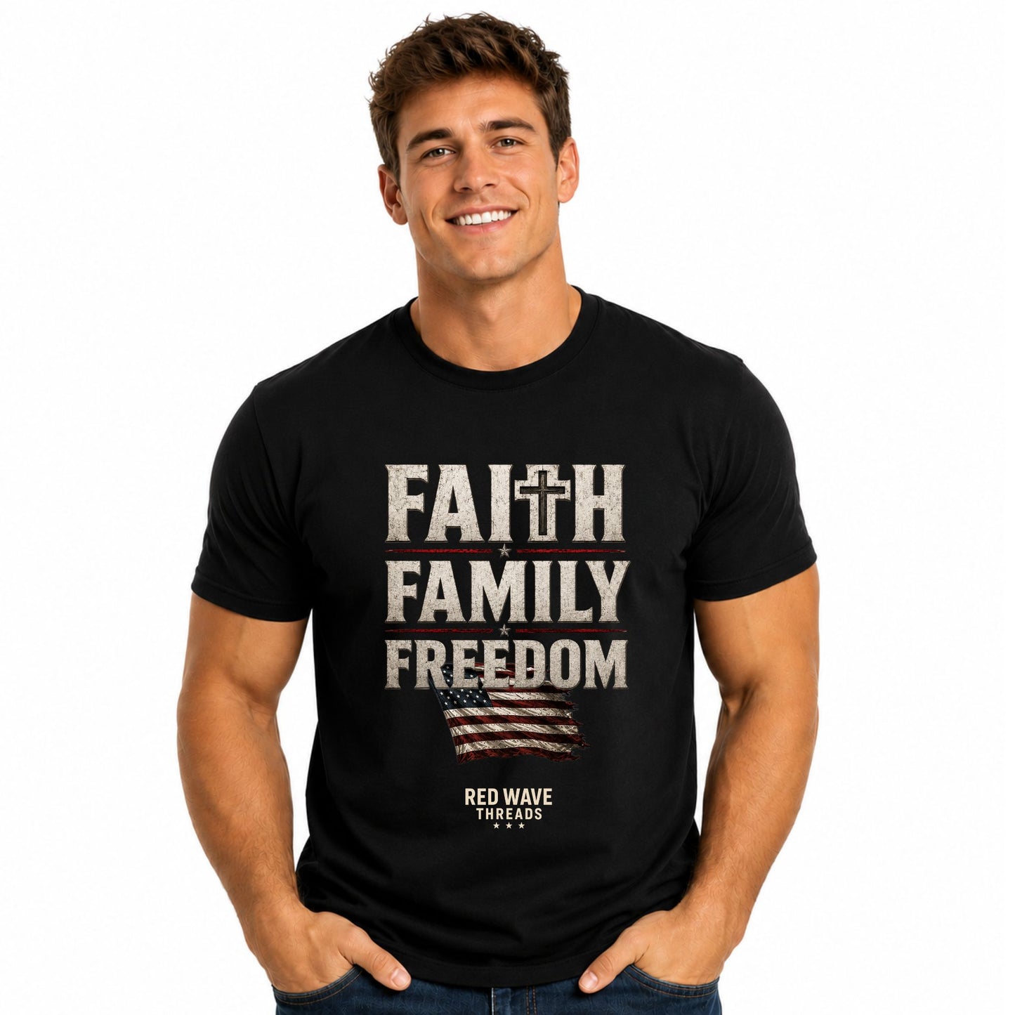 Faith Family Freedom Tshirt