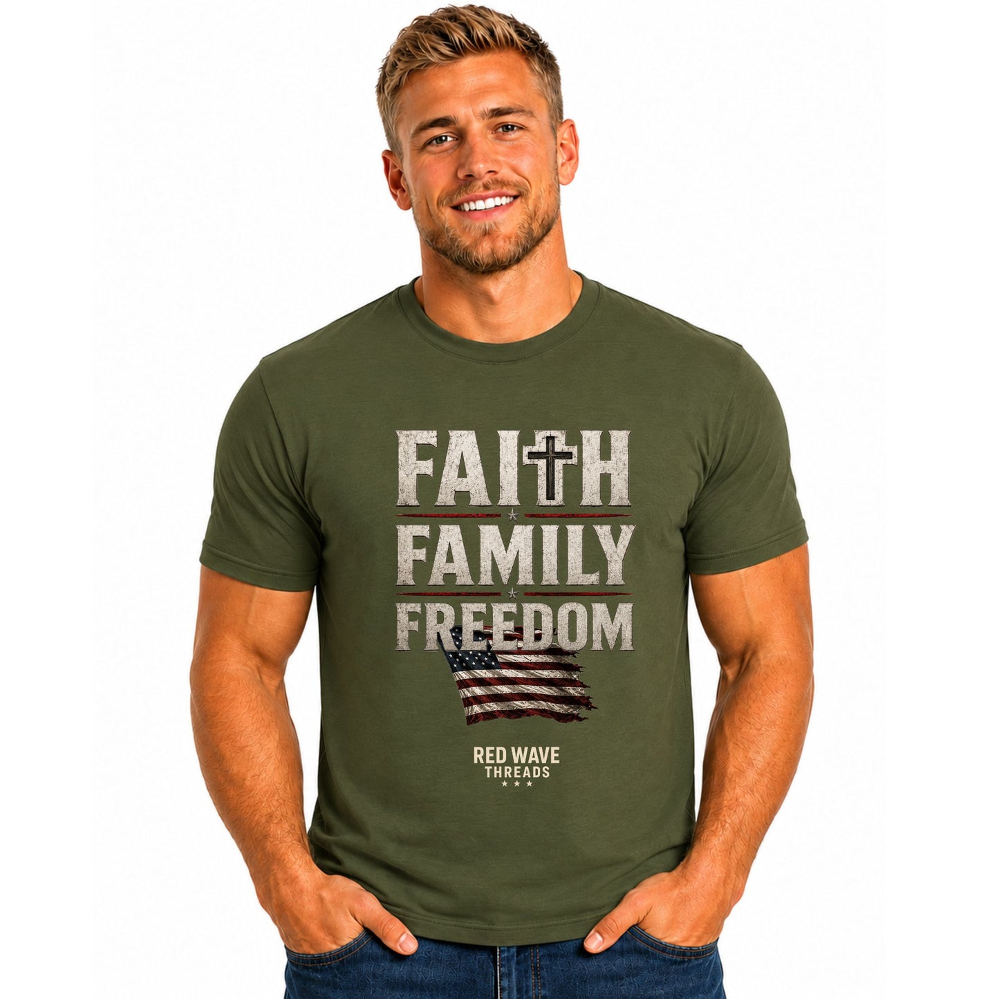 Faith Family Freedom Tshirt