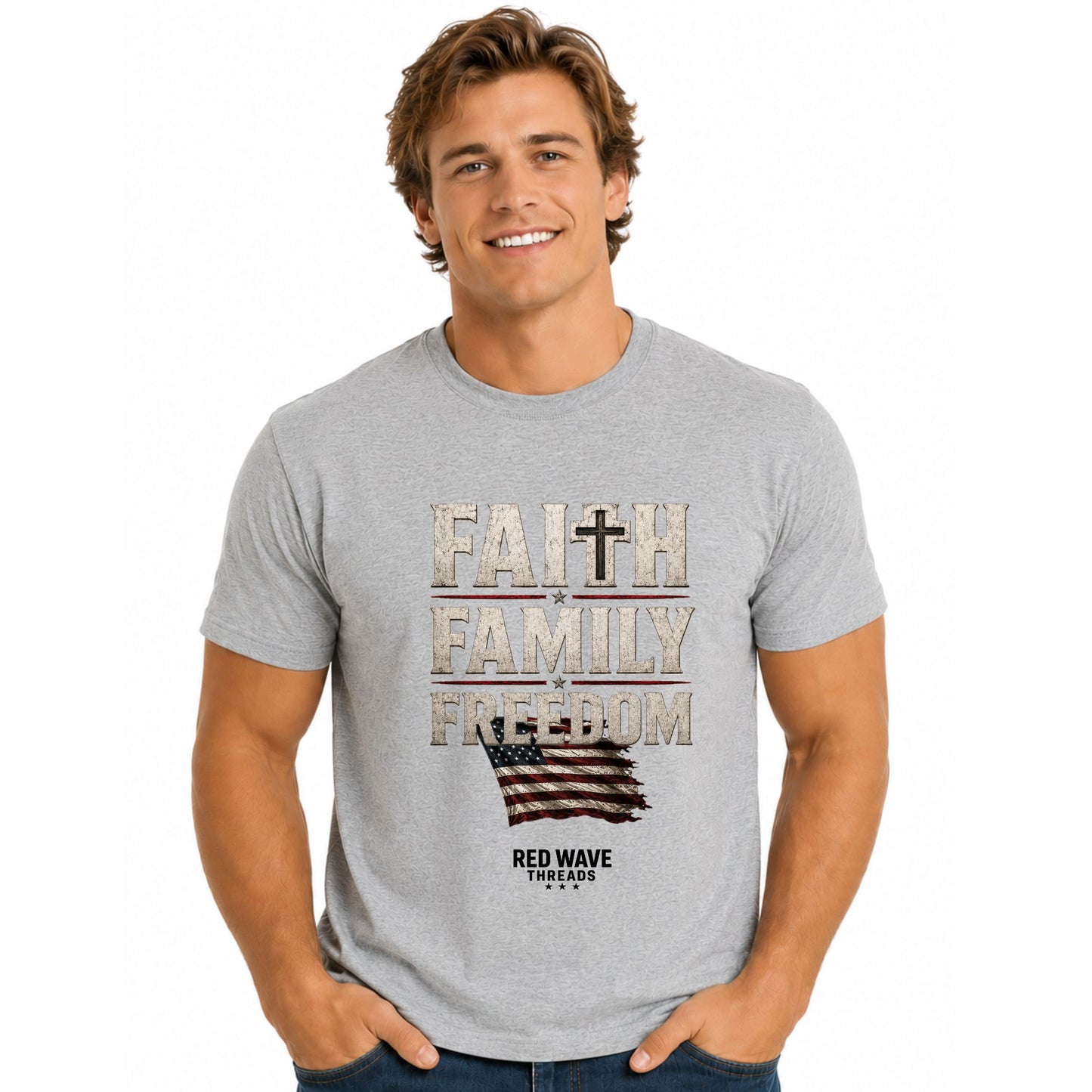 Faith Family Freedom Tshirt