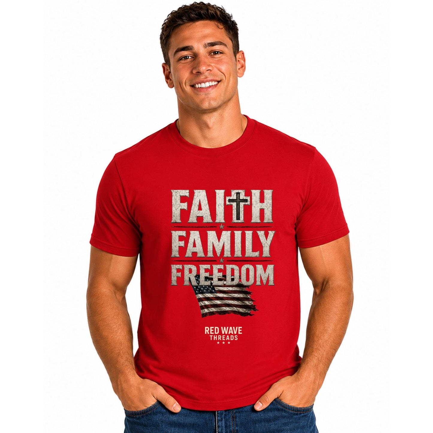 Faith Family Freedom Tshirt