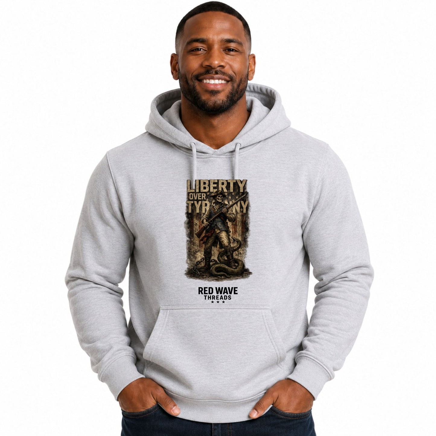 Liberty Over Tyranny (Battle Banner Edition) Hoodie