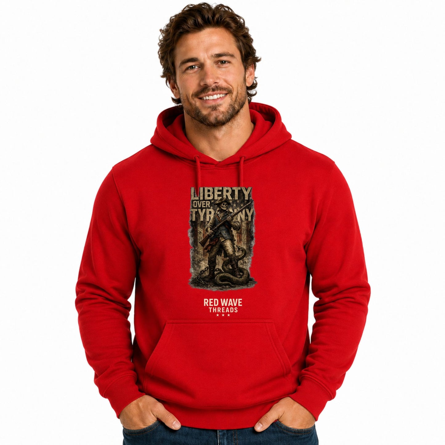 Liberty Over Tyranny (Battle Banner Edition) Hoodie