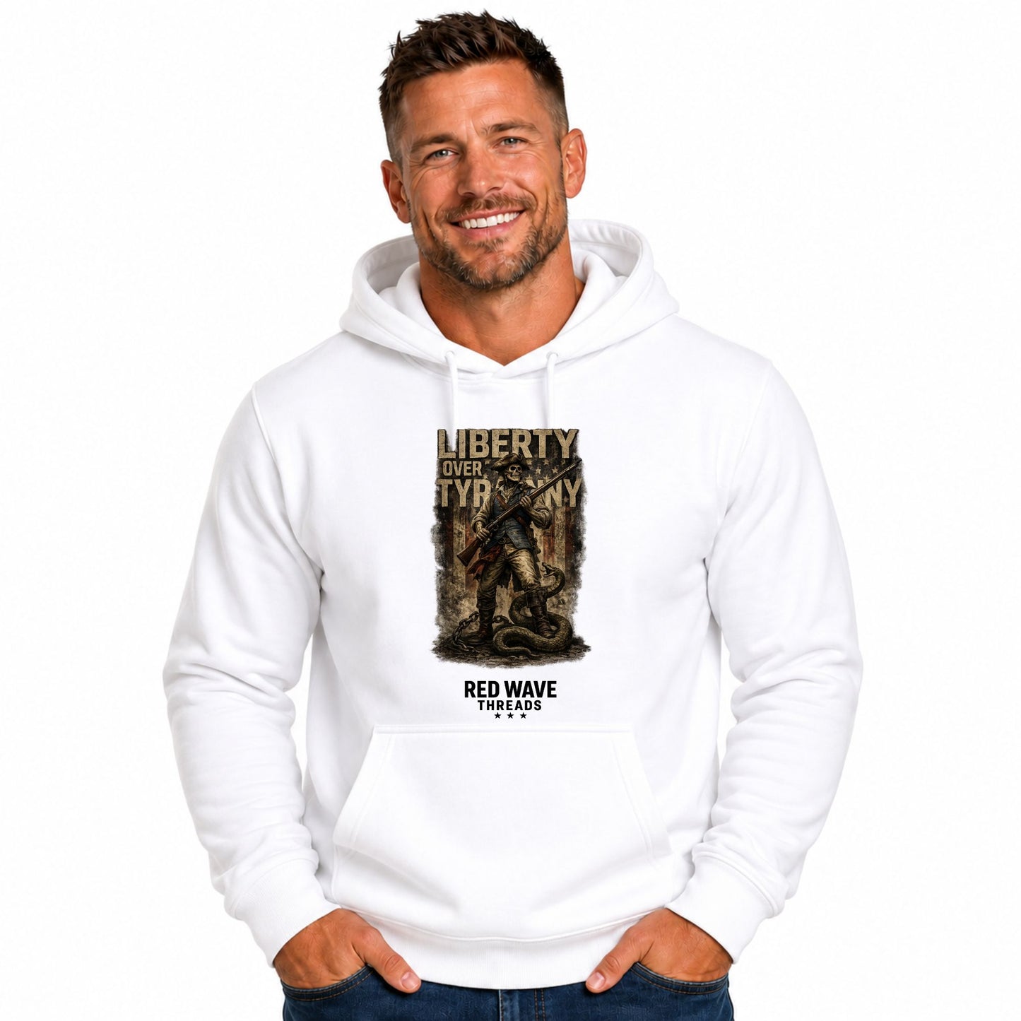 Liberty Over Tyranny (Battle Banner Edition) Hoodie